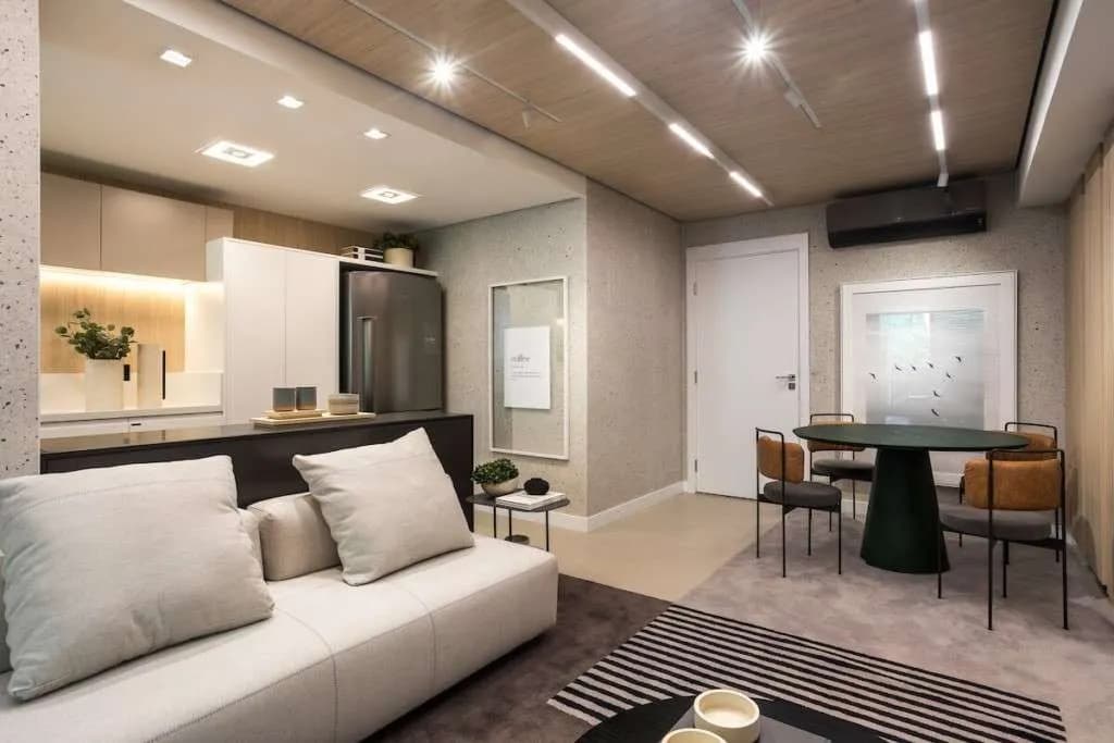 Imagem principal Apartamento com 3 dormitórios, suíte, sala e garagem á venda no bairro cabral em curitiba