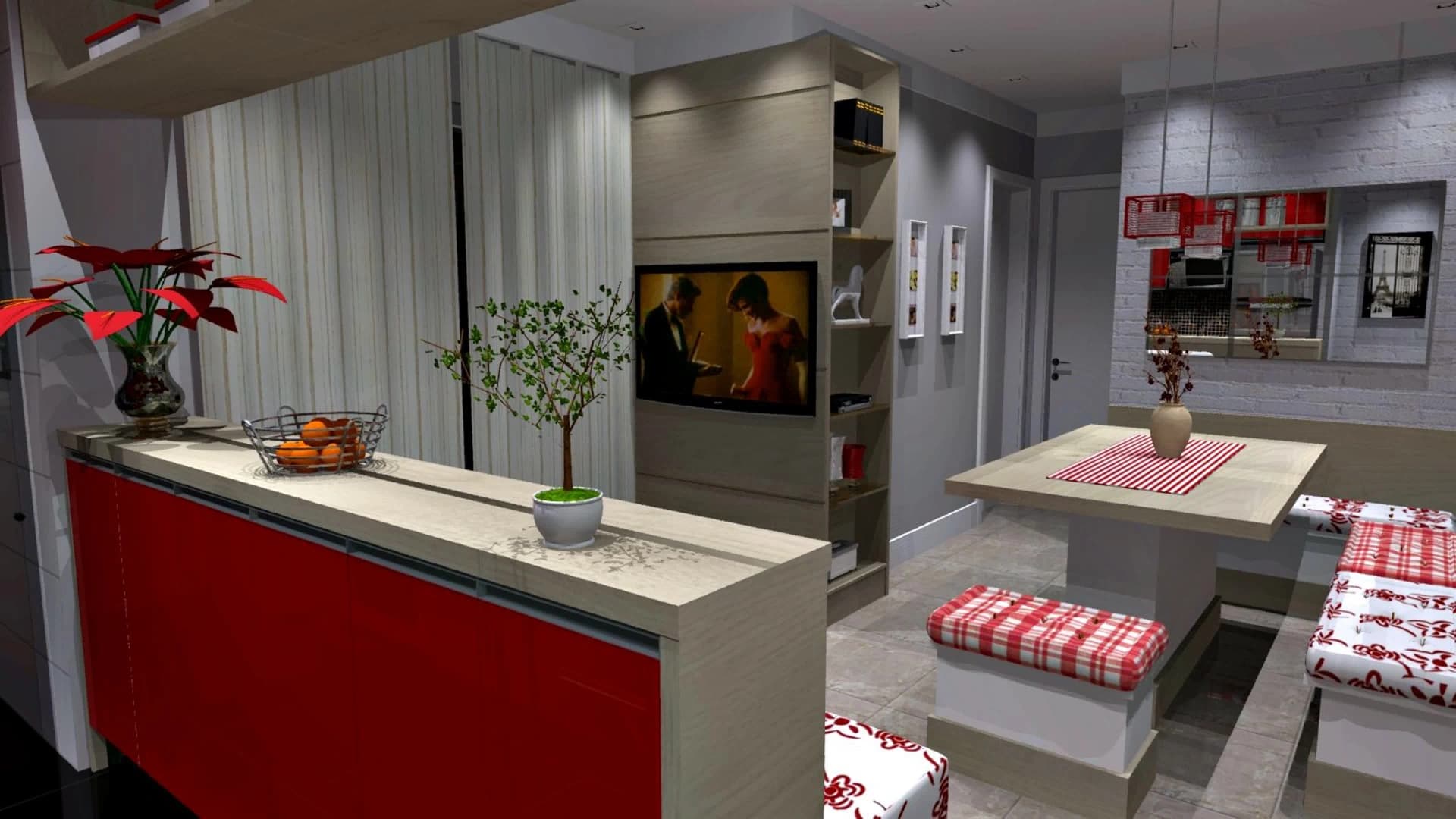 Apartamento Studio para Alugar no Centro de Curitiba: 1 Quarto com Sacada