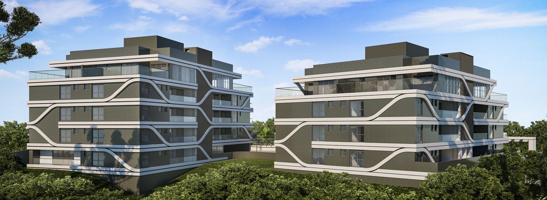 Apartamento com 3 suítes, 4 banheiros e 2 vagas de garagens à venda no bairro Santo Inacio/Barigui em Curitiba