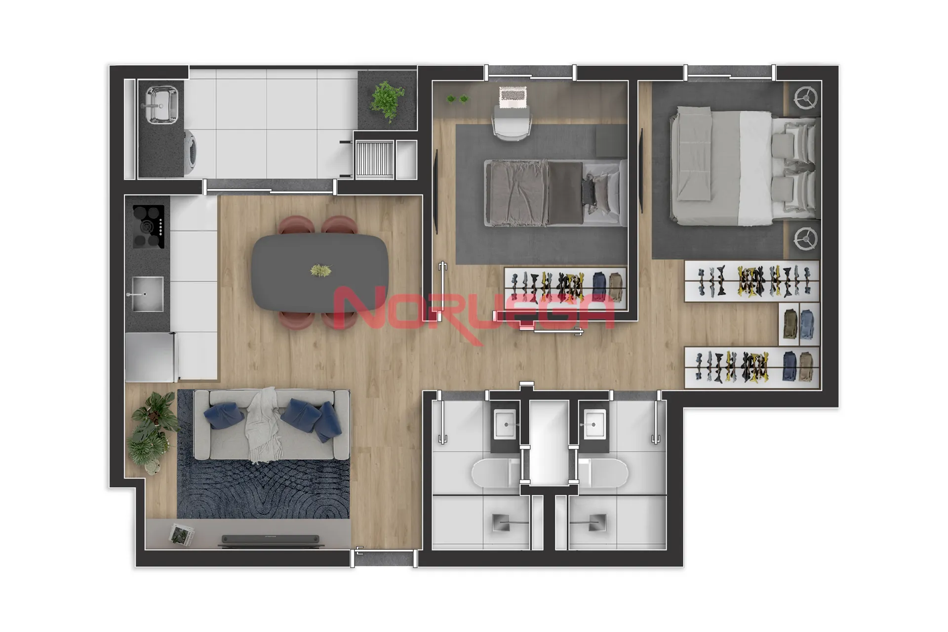 Apartamento, 2 quartos, 57 m² - Foto 20