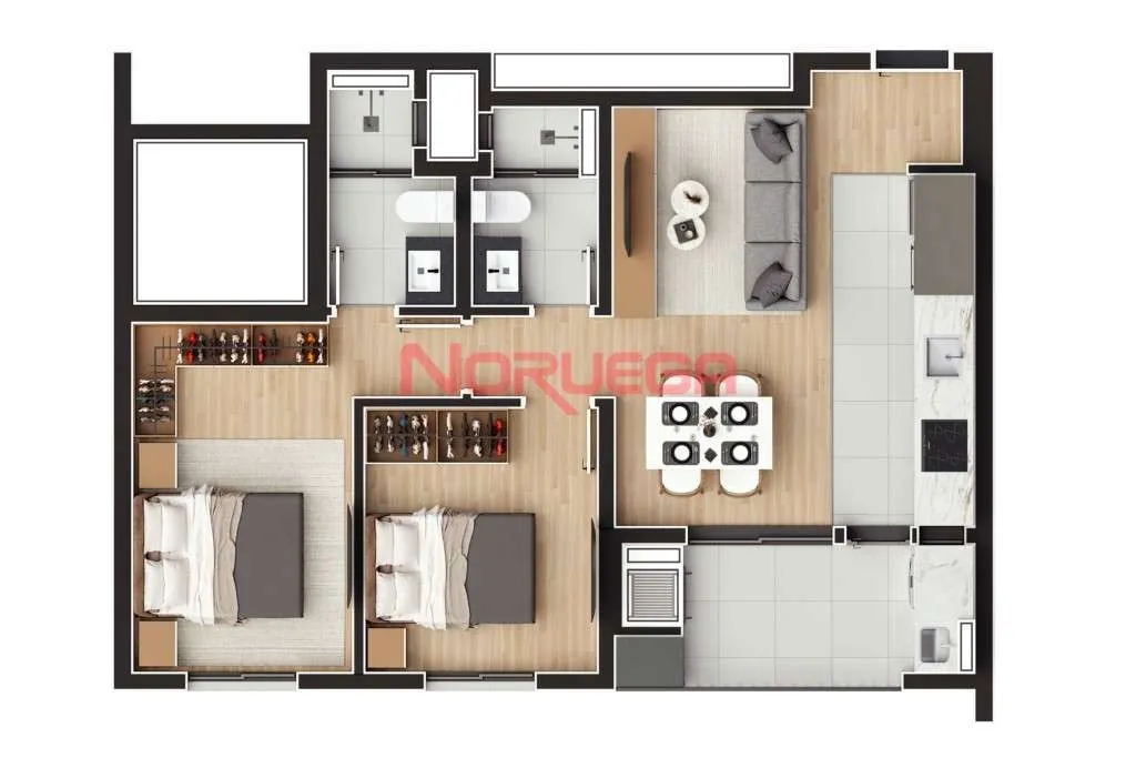 Apartamento, 2 quartos, 89 m² - Foto 5